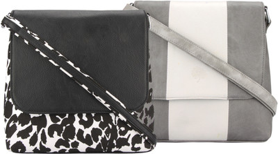 

Vivinkaa Women Casual Multicolor Leatherette Sling Bag