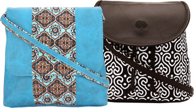 

Vivinkaa Women Casual Multicolor Leatherette Sling Bag