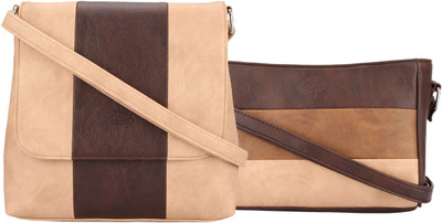 

Vivinkaa Women Casual Multicolor Leatherette Sling Bag