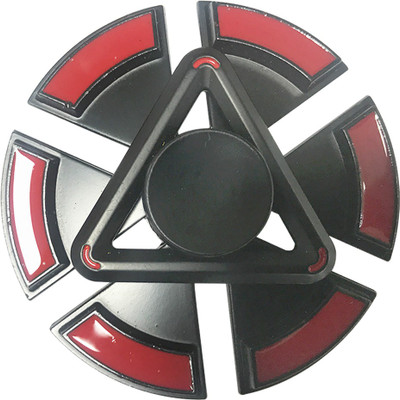 

Toygully Red and black stress relief fidget spinner(Multicolor)