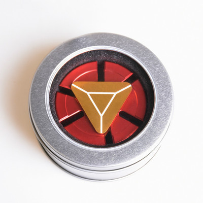 

win toys metal Iron man hand spinner(Red, Gold)