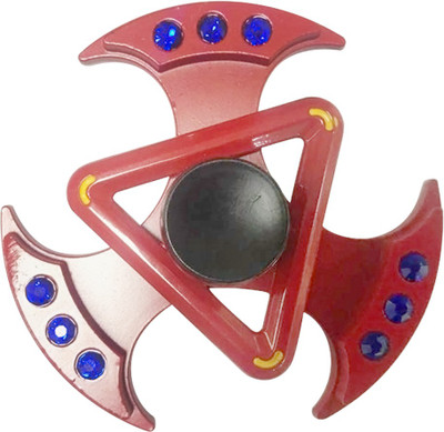 

Toygully Red Double swarovski fidget spinner(Multicolor)