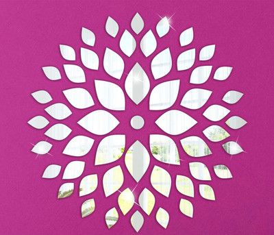 

naveed arts  Acrylic sticker Sticker(Pack of 100, Silver