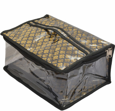 K&P Makeup Kit Makeup and Jewellery Vanity Box(Black)