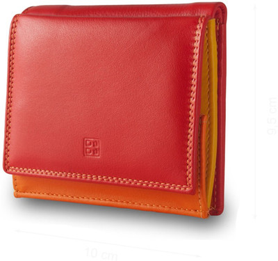 

Dudu Men Casual Multicolor Genuine Leather Wallet(8 Card Slots), Red