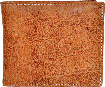 

Chandair Men Brown Genuine Leather Wallet(8 Card Slots), Crackle brown