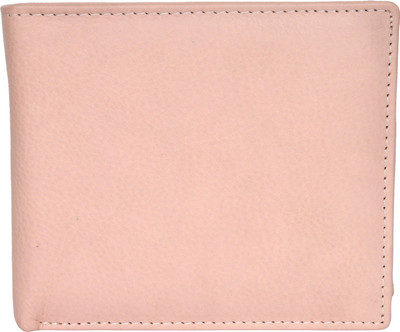 

Chandair Men Pink Genuine Leather Wallet(8 Card Slots), Baby pink