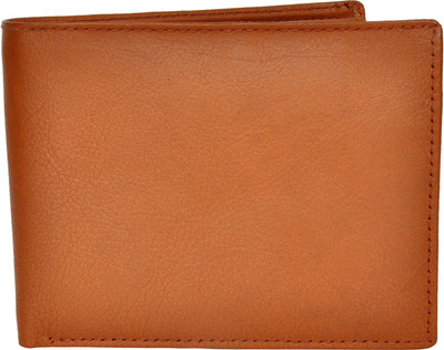

Chandair Men Brown Genuine Leather Wallet(12 Card Slots), Tan