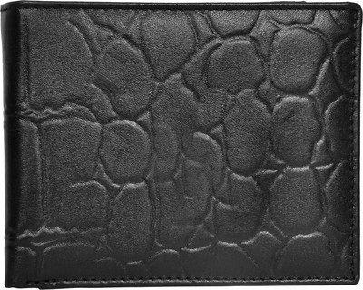 

Chandair Men Black Genuine Leather Wallet(10 Card Slots)