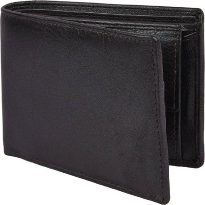 

Bonzer Men Black Genuine Leather Wallet(5 Card Slots)