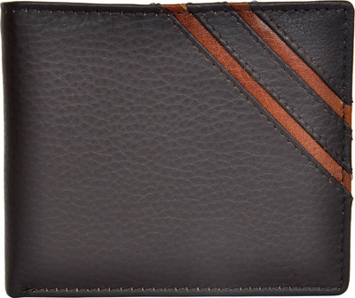

Chandair Men Brown Genuine Leather Wallet(9 Card Slots), Dark brown
