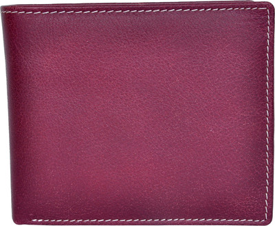 

Chandair Men Purple Genuine Leather Wallet(10 Card Slots), Dark purpule