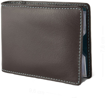 

Dudu Women Formal Brown Genuine Leather Card Holder(10 Card Slots), Dark brown
