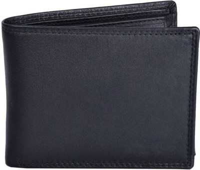

Bonzer Men Black Genuine Leather Wallet(7 Card Slots)