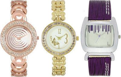 View Rage Enterprise New Arrival Lorem 01RE052 new collection And Fast Selling Combo Watches Choice By Women And Girls Watch  - For Girls Wrist Watches Price Online(Rage Enterprise)