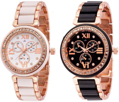 

Holboro Origin Amber - Rose Combo Watch - For Girls