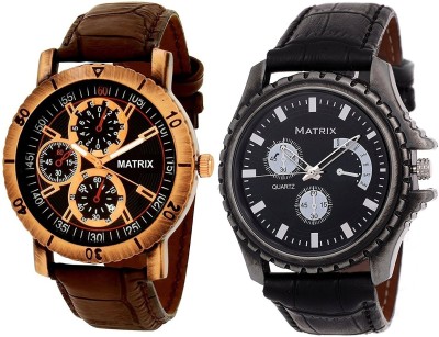 Matrix PR-123-144 Combo of 2 Watch  - For Men   Watches  (Matrix)