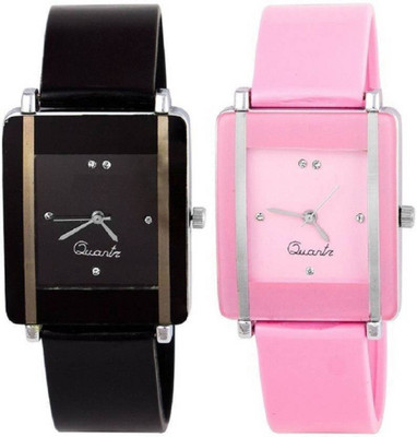 

Miss Perfect Black kawa And Pink Kawa sexy pis New Girl Watch Watch - For Women