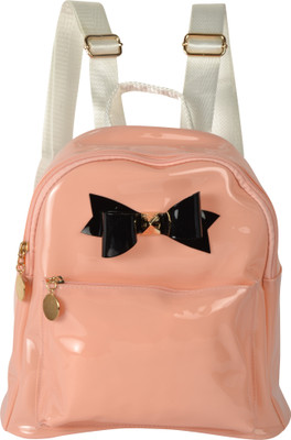 

Bazaar Pirates Twisted Bow 8 L Backpack(Orange), Mini designer peach