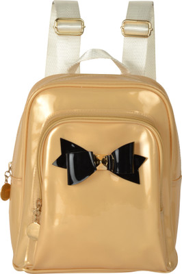 

Bazaar Pirates Twisted Bow 5 L Backpack(Gold), Mini designer golden