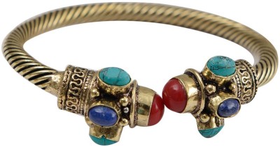 Taj Pearl Brass Cuff