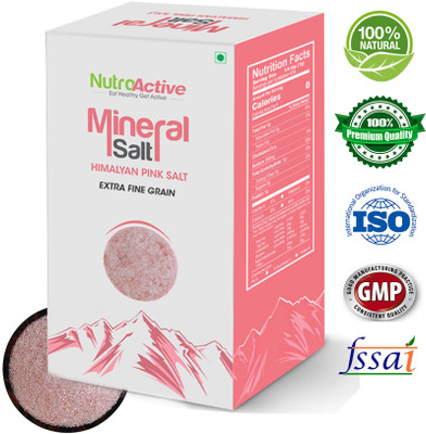 

NutroActive NutroActive Mineral Salt, Himalayan Pink Salt Extra Fine Grain (0.5 - 1 mm) 400 gm(400 g)