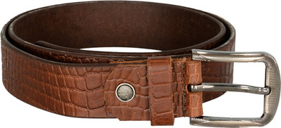 

Vondars Men Formal Brown Genuine Leather Belt