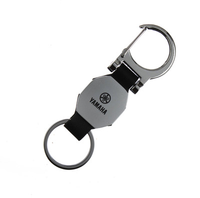 

Techpro Metal Black Yamaha logo Locking Key Chain(Multicolor)