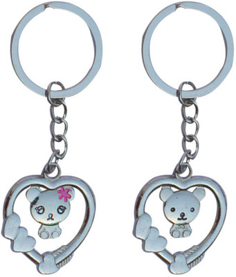 

CTW Couple Heart Key Chain(Multicolor)