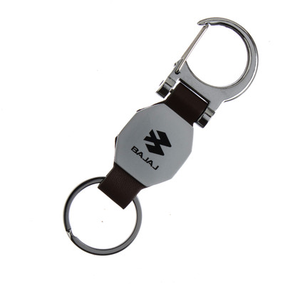 

Techpro Metal Brown Bajaj logo Locking Key Chain(Multicolor)