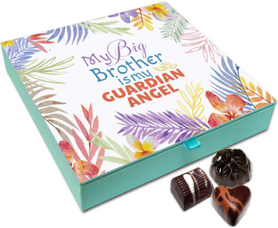 

Chocholik Raksha-bandhan Gift Box - Big Brother Is My Angel Chocolate Box For Brother / Sister - 9pc Truffles(108 g)