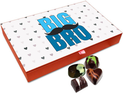 

Chocholik Rakhi Gift Box - My Big Bro Is Awesome Chocolate Box For Brother / Sister - 12pc Truffles(144 g)