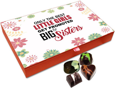 

Chocholik Rakhi Gift Box - Special Gift For Best Little Sister Chocolate Box For Brother / Sister - 12pc Truffles(144 g)