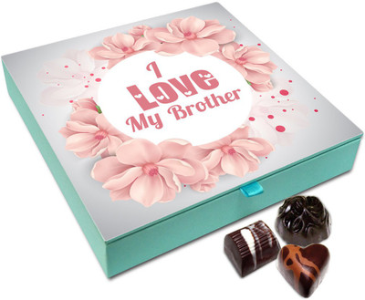 

Chocholik Rakshabandan Gift Box - I Love My Caring Brother Chocolate Box For Brother / Sister - 9pc Truffles(108 g)
