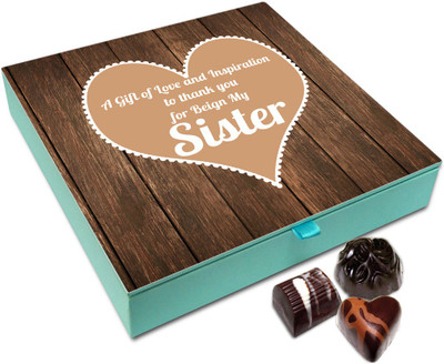 

Chocholik Rakhi Gift Box - A Gift Of Love Chocolate Box For Brother / Sister - 9pc Truffles(108 g)