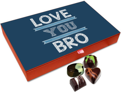 

Chocholik Rakhi Gift - My Love For You Will Never End Brother Chocolate Box For Brother / Sister - 12pc Truffles(144 g)