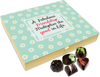

Chocholik Friendship Gift Box - A Fabulous Friendship Multiplies The Good In Life Chocolate Box For Friends - 20pc Truffles(240 g)