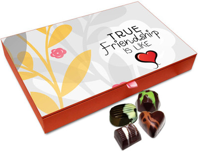

Chocholik Friendship Gift Box - True Friendship Is Like Love Chocolate Box - 12pc Truffles(144 g)
