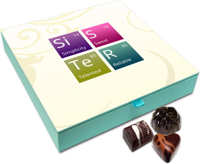 

Chocholik Raksha-bandhan Gift Box - Simple And Sweet Sister Chocolate Box For Brother / Sister - 9pc Truffles(108 g)