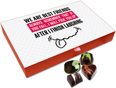 

Chocholik Friendship Gift Box - We Are Best Friends Chocolate Box - 12pc Truffles(144 g)