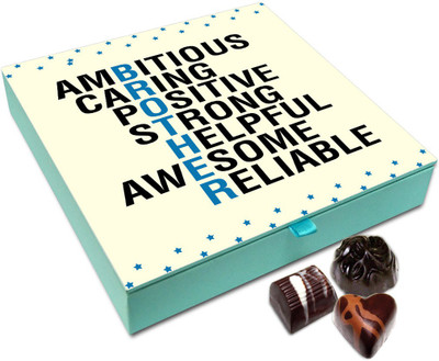 

Chocholik Raksha-bandhan Gift Box - Perfect Bro Chocolate Box For Brother / Sister - 9pc Truffles(108 g)