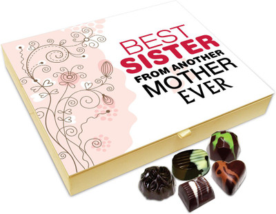 

Chocholik Rakhi Gift - I Have The Best Sister From Another Mother Chocolate Box For Brother / Sister - 20pc Truffles(240 g)