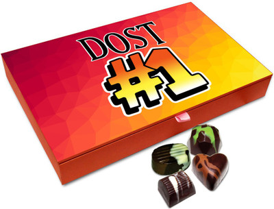 

Chocholik Friendship Gift Box - You Are Friend No 1 Chocolate Box - 12pc Truffles(144 g)