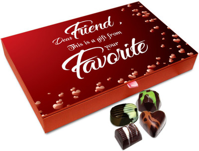 

Chocholik Friendship Gift Box - A Gift From Your Favorite Friend Chocolate Box For Friends - 12pc Truffles(144 g)