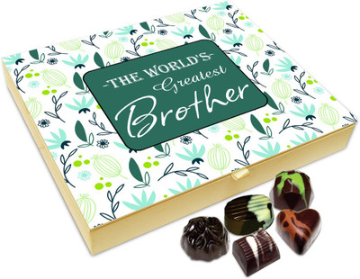 

Chocholik Rakhi Gift Box - The World's Greatest Brother Chocolate Box For Brother / Sister - 20pc Truffles(240 g)