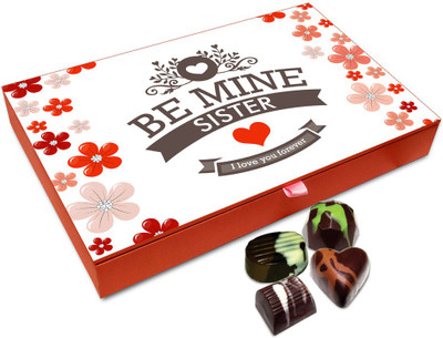 

Chocholik Rakhi Gift Box - I Love You Forever Sister Chocolate Box For Brother / Sister - 12pc Truffles(144 g)