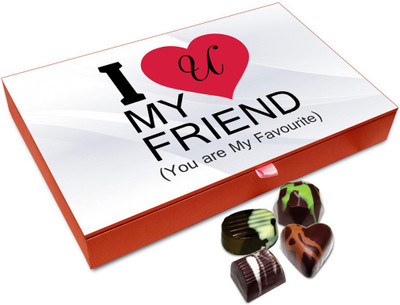 

Chocholik Friendship Gift Box - You Are My Favorite Friend Chocolate Box - 12pc Truffles(144 g)