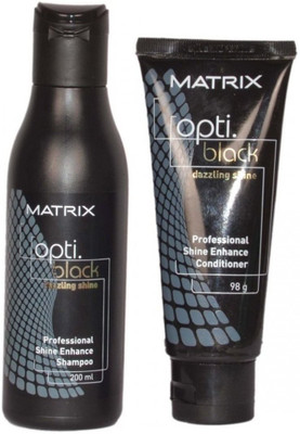 

Matrix Optiblack Dazzling Shine Combo Of Shampoo And Conditioner (298ml)(Set of 2)