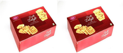

Karachi Bakery Red Double Delight Cashew & Fruit 400g (Pack of 2)(400 g, Pack of 2)