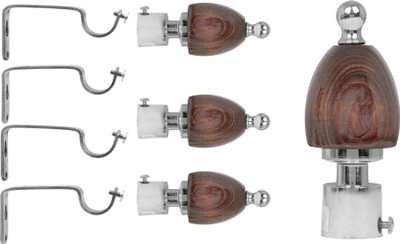 

S Decor Brown Curtain Knobs